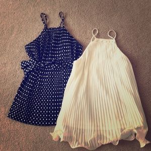 No-sleeve cami blouses